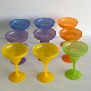 9 Martini Glass Plastic
